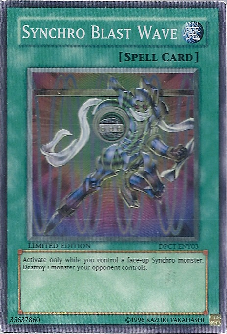 Synchro Blast Wave [DPCT-ENY03] Super Rare | Jomio and Rueliete's Cards and Comics