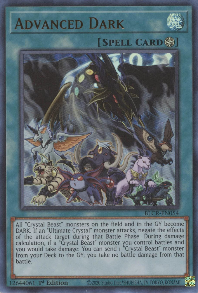 Advanced Dark [BLCR-EN054] Ultra Rare | Jomio and Rueliete's Cards and Comics