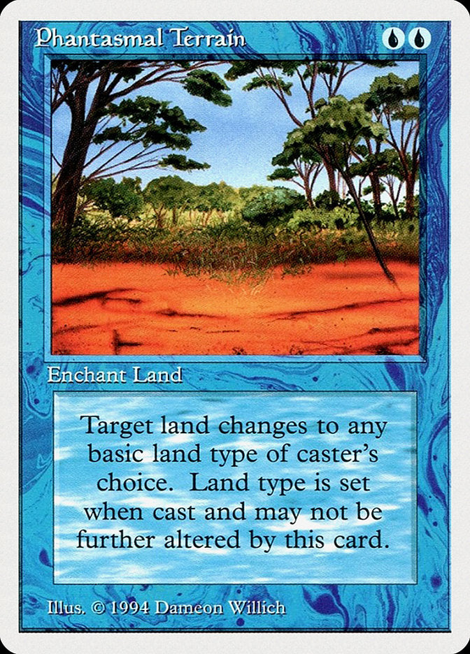 Phantasmal Terrain [Summer Magic / Edgar] | Jomio and Rueliete's Cards and Comics