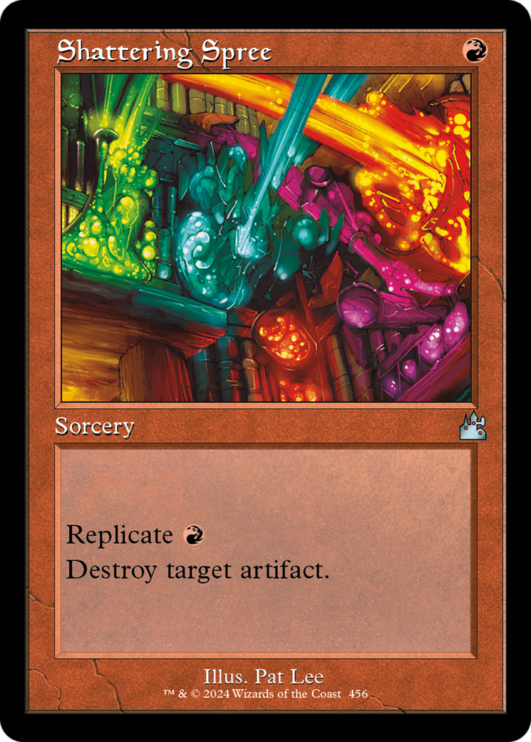 Shattering Spree (Retro Frame) [Ravnica Remastered] | Jomio and Rueliete's Cards and Comics