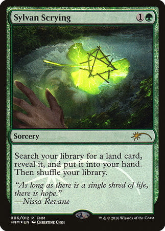 Sylvan Scrying [Friday Night Magic 2016] | Jomio and Rueliete's Cards and Comics