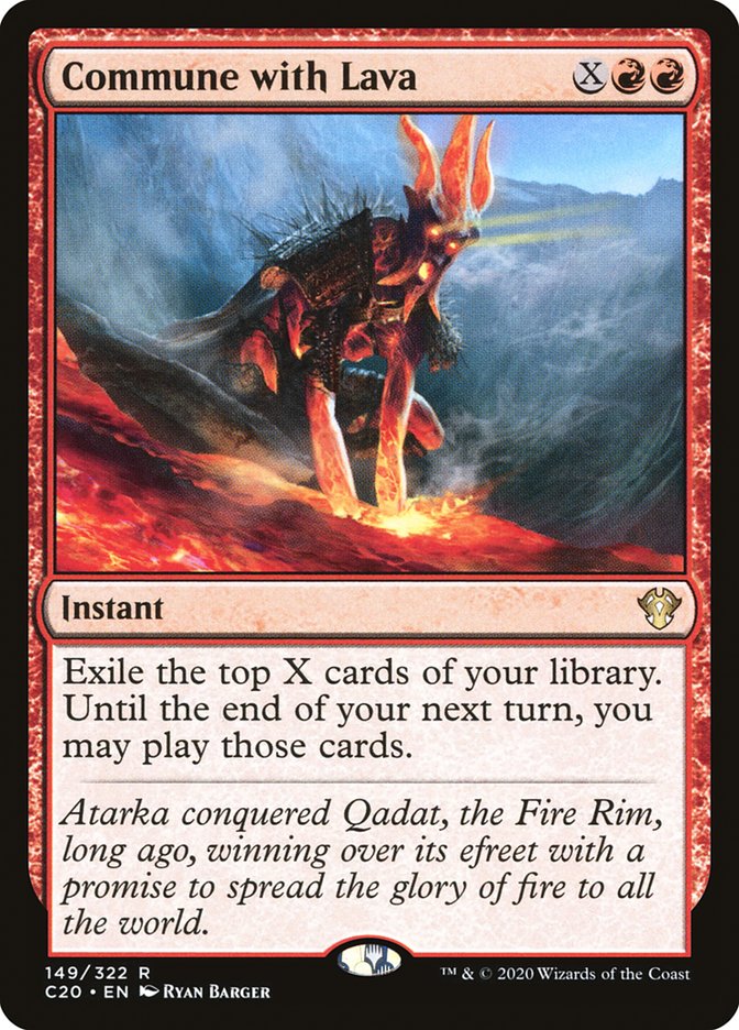 Commune with Lava [Commander 2020] | Jomio and Rueliete's Cards and Comics