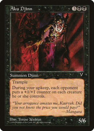 Aku Djinn [Visions] | Jomio and Rueliete's Cards and Comics