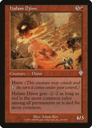 Halam Djinn [Invasion] | Jomio and Rueliete's Cards and Comics