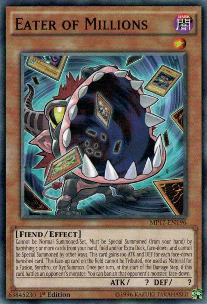 Eater of Millions [MP17-EN196] Common | Jomio and Rueliete's Cards and Comics