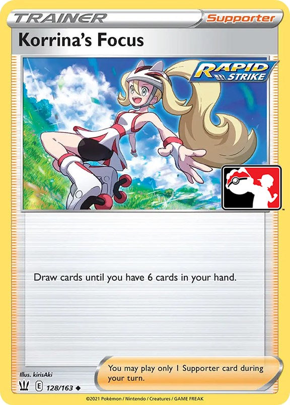 Korrina's Focus (128/163) [Prize Pack Series One] | Jomio and Rueliete's Cards and Comics