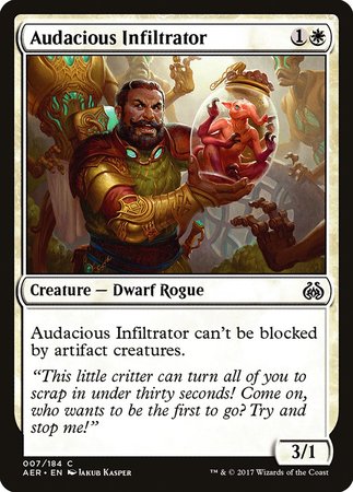 Audacious Infiltrator [Aether Revolt] | Jomio and Rueliete's Cards and Comics