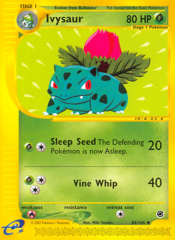 Ivysaur (82/165) [Expedition: Base Set] | Jomio and Rueliete's Cards and Comics