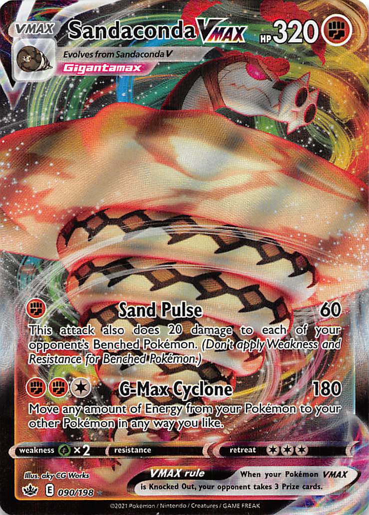 Sandaconda VMAX (090/198) [Sword & Shield: Chilling Reign] | Jomio and Rueliete's Cards and Comics