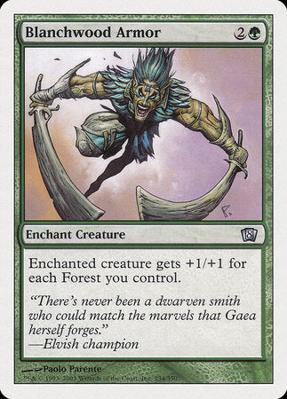 Blanchwood Armor [Eighth Edition] | Jomio and Rueliete's Cards and Comics