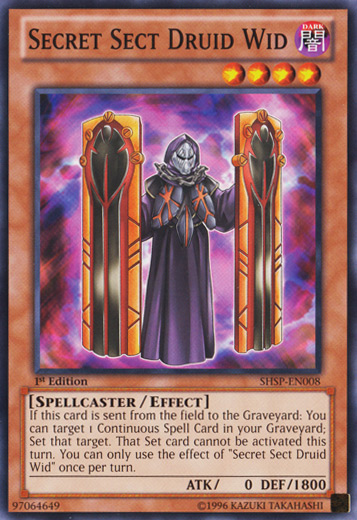 Secret Sect Druid Wid [SHSP-EN008] Common | Jomio and Rueliete's Cards and Comics