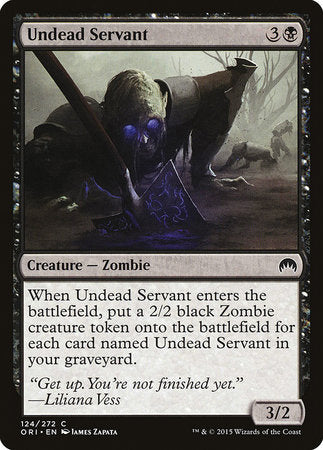 Undead Servant [Magic Origins] | Jomio and Rueliete's Cards and Comics