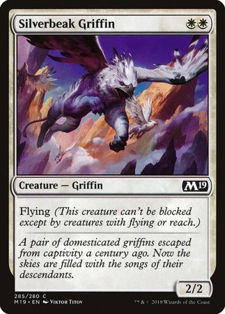 Silverbeak Griffin [Core Set 2019] | Jomio and Rueliete's Cards and Comics