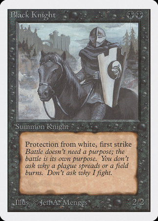 Black Knight [Unlimited Edition] | Jomio and Rueliete's Cards and Comics
