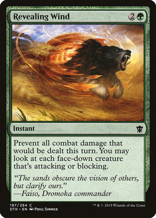 Revealing Wind [Dragons of Tarkir] | Jomio and Rueliete's Cards and Comics