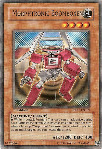 Morphtronic Boomboxen [CSOC-EN009] Rare | Jomio and Rueliete's Cards and Comics