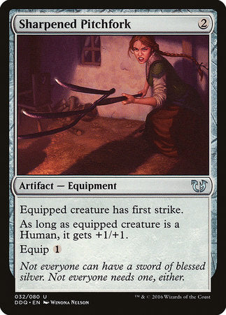Sharpened Pitchfork [Duel Decks: Blessed vs. Cursed] | Jomio and Rueliete's Cards and Comics