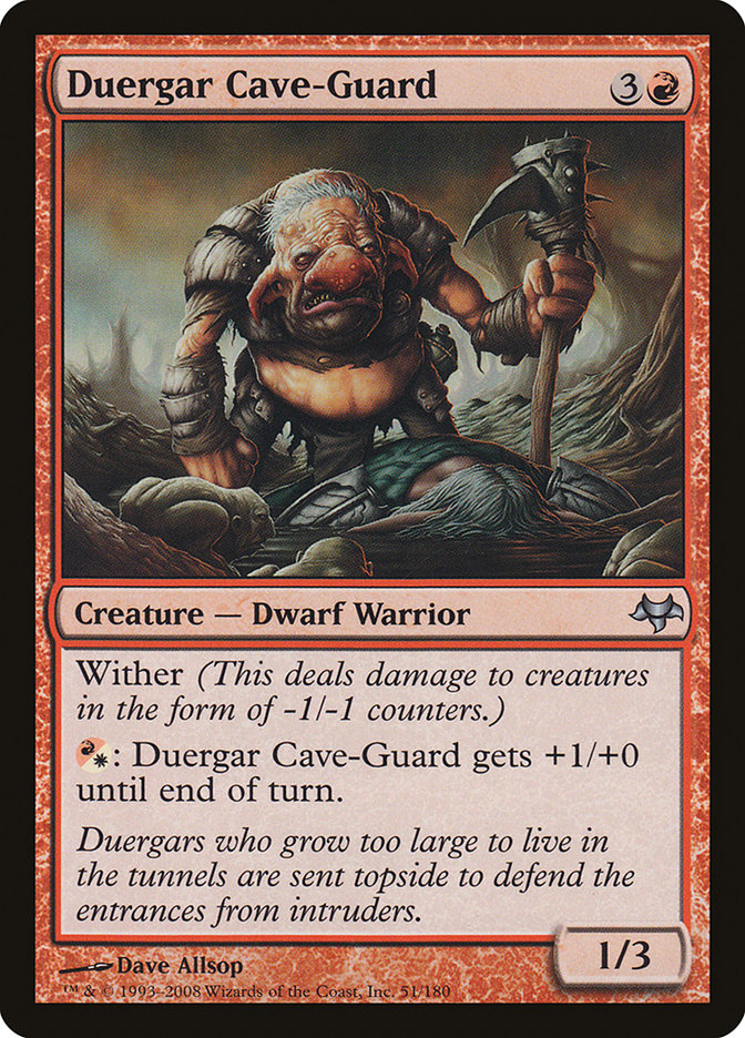 Duergar Cave-Guard [Eventide] | Jomio and Rueliete's Cards and Comics