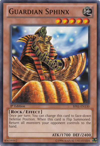 Guardian Sphinx [BP01-EN130] Common | Jomio and Rueliete's Cards and Comics