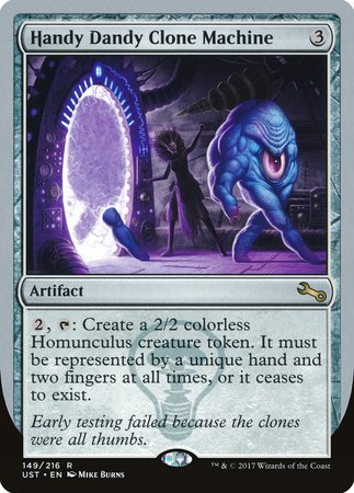 Handy Dandy Clone Machine [Unstable] | Jomio and Rueliete's Cards and Comics