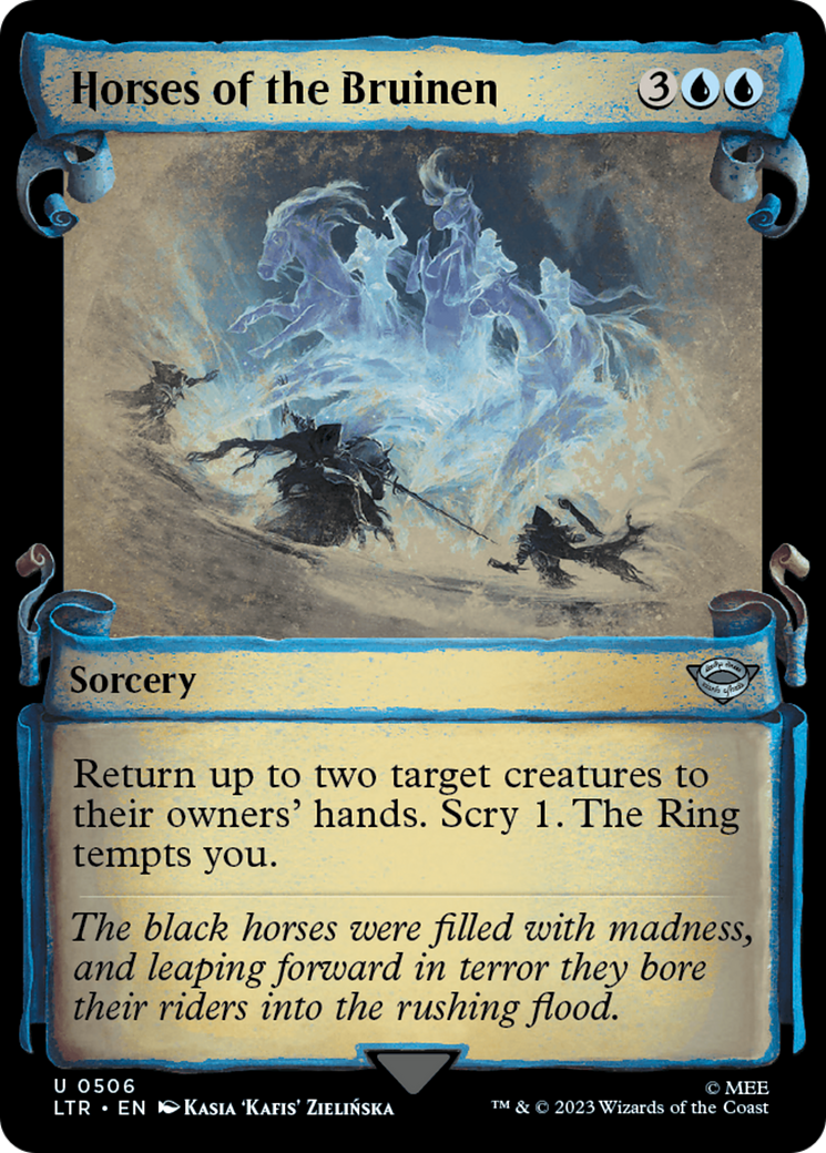 Horses of the Bruinen [The Lord of the Rings: Tales of Middle-Earth Showcase Scrolls] | Jomio and Rueliete's Cards and Comics