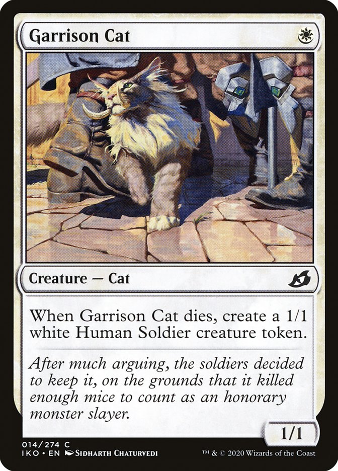 Garrison Cat [Ikoria: Lair of Behemoths] | Jomio and Rueliete's Cards and Comics