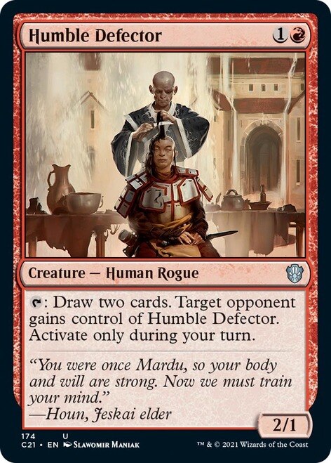 Humble Defector [Commander 2021] | Jomio and Rueliete's Cards and Comics