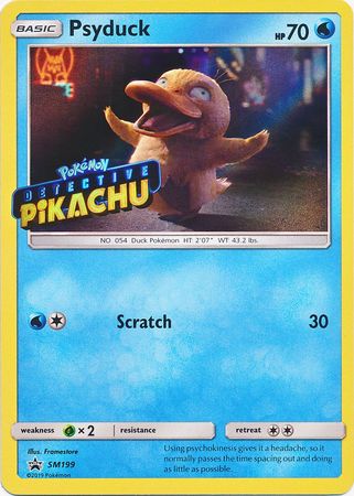 Psyduck Detective (SM199) (Pikachu Stamped) [Sun & Moon: Black Star Promos] | Jomio and Rueliete's Cards and Comics