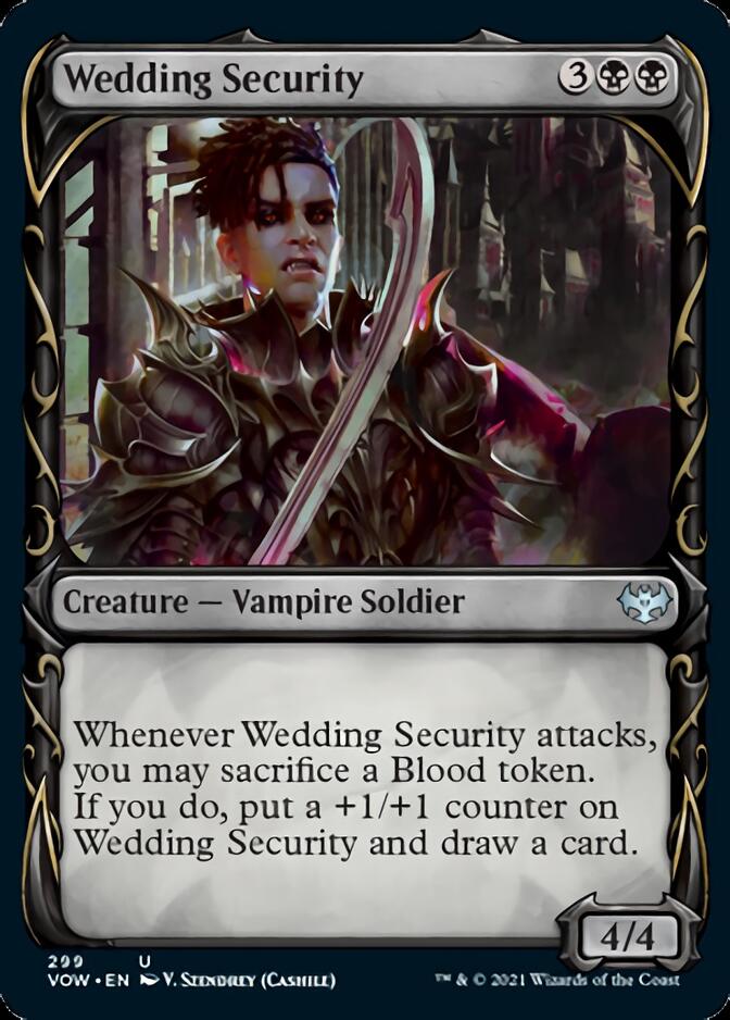 Wedding Security (Showcase Fang Frame) [Innistrad: Crimson Vow] | Jomio and Rueliete's Cards and Comics