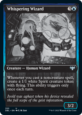 Whispering Wizard [Innistrad: Double Feature] | Jomio and Rueliete's Cards and Comics