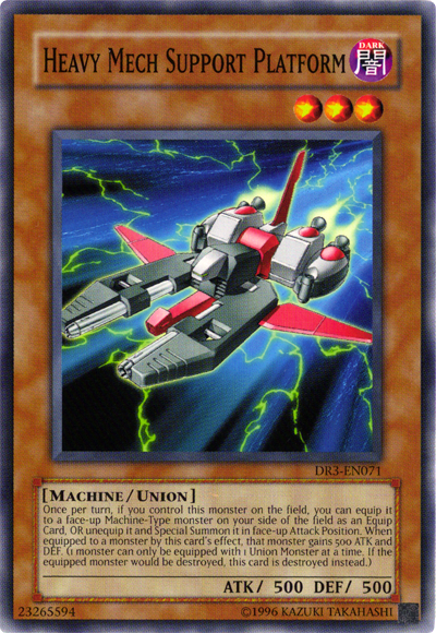 Heavy Mech Support Platform [DR3-EN071] Common | Jomio and Rueliete's Cards and Comics
