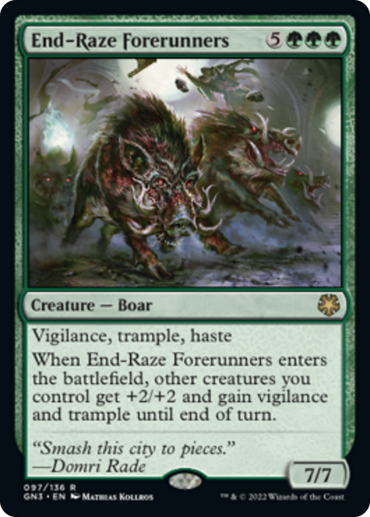 End-Raze Forerunners [Game Night: Free-for-All] | Jomio and Rueliete's Cards and Comics
