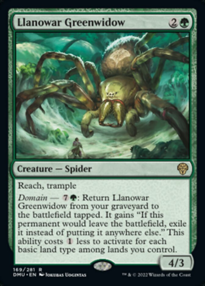 Llanowar Greenwidow [Dominaria United] | Jomio and Rueliete's Cards and Comics