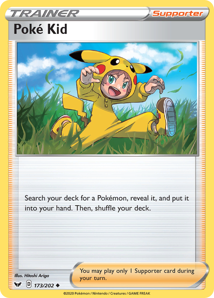 Poke Kid (173/202) [Sword & Shield: Base Set] | Jomio and Rueliete's Cards and Comics