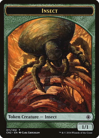Insect Token [Conspiracy: Take the Crown Tokens] | Jomio and Rueliete's Cards and Comics