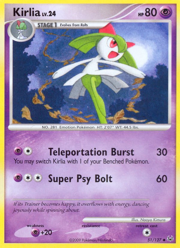Kirlia (51/127) [Platinum: Base Set] | Jomio and Rueliete's Cards and Comics