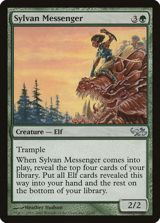 Sylvan Messenger [Duel Decks: Elves vs. Goblins] | Jomio and Rueliete's Cards and Comics