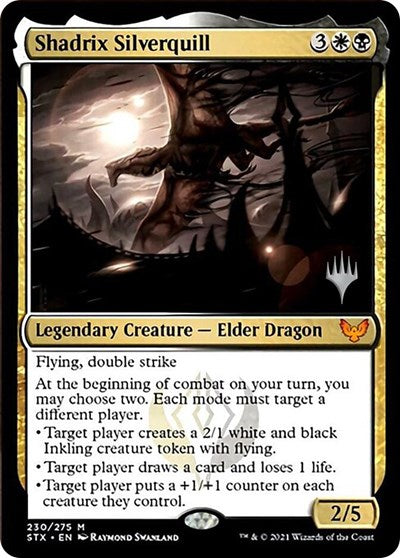 Shadrix Silverquill (Promo Pack) [Strixhaven: School of Mages Promos] | Jomio and Rueliete's Cards and Comics