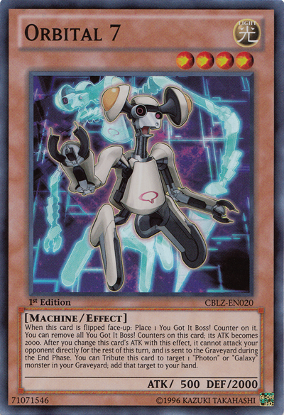 Orbital 7 [CBLZ-EN020] Super Rare | Jomio and Rueliete's Cards and Comics