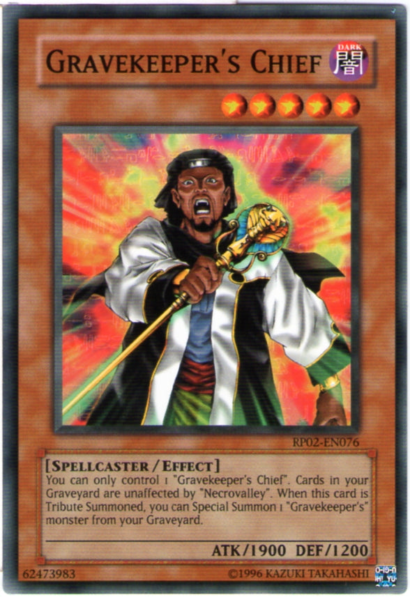 Gravekeeper's Chief [RP02-EN076] Common | Jomio and Rueliete's Cards and Comics