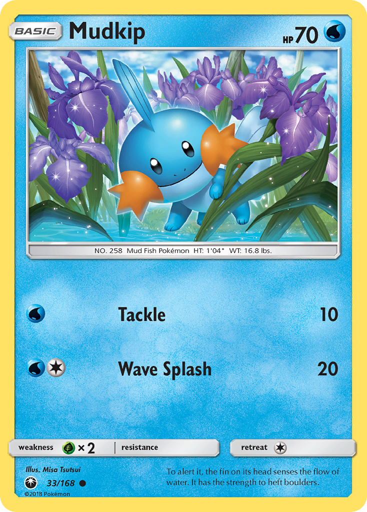 Mudkip (33/168) [Sun & Moon: Celestial Storm] | Jomio and Rueliete's Cards and Comics