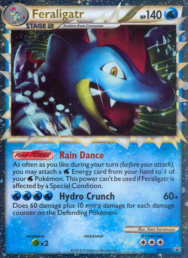 Feraligatr (HGSS07) [HeartGold & SoulSilver: Black Star Promos] | Jomio and Rueliete's Cards and Comics