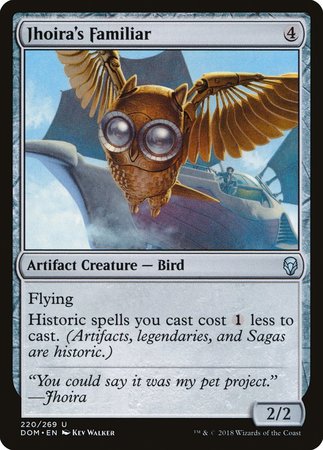 Jhoira's Familiar [Dominaria] | Jomio and Rueliete's Cards and Comics