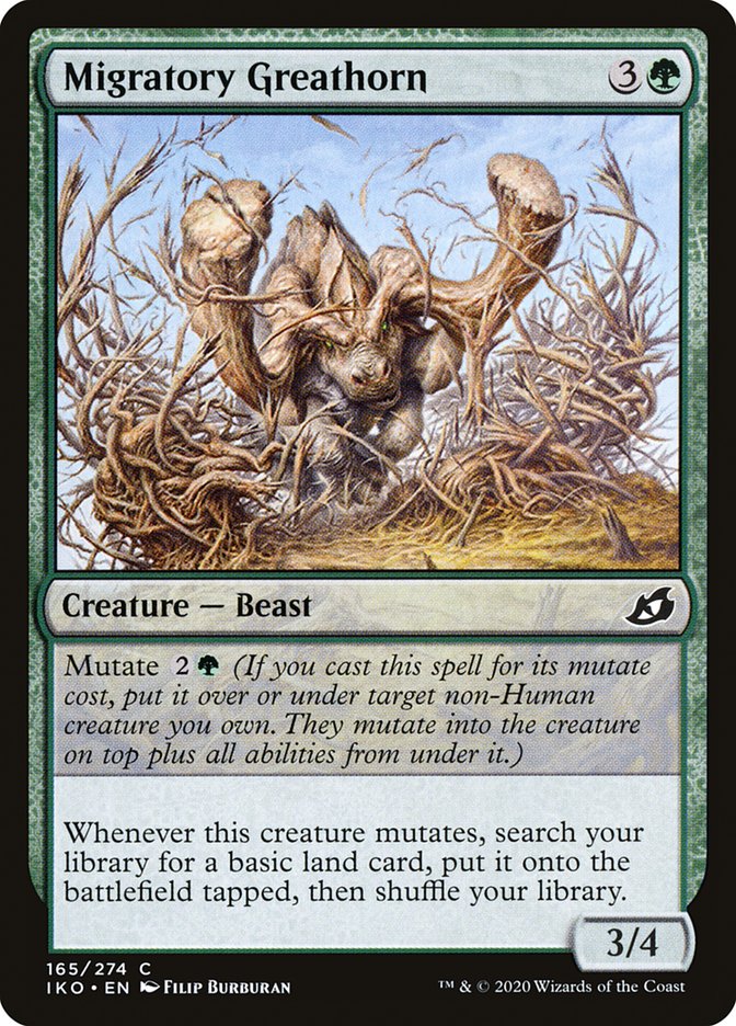 Migratory Greathorn [Ikoria: Lair of Behemoths] | Jomio and Rueliete's Cards and Comics