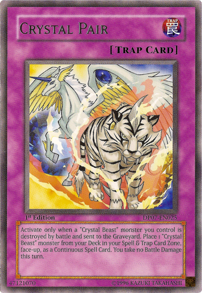 Crystal Pair [DP07-EN025] Rare | Jomio and Rueliete's Cards and Comics