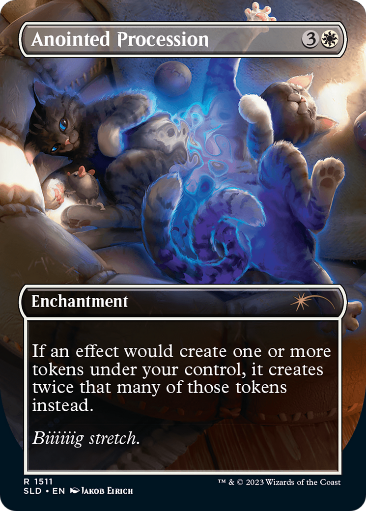 Anointed Procession // Anointed Procession [Secret Lair Commander Deck: Raining Cats and Dogs] | Jomio and Rueliete's Cards and Comics
