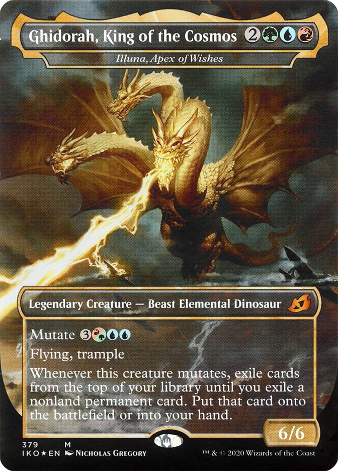 Illuna, Apex of Wishes - Ghidorah, King of the Cosmos (Godzilla Series) [Ikoria: Lair of Behemoths] | Jomio and Rueliete's Cards and Comics