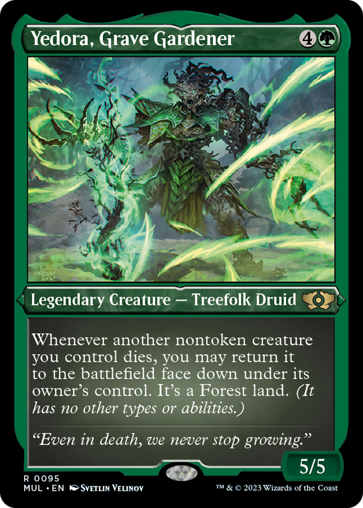 Yedora, Grave Gardener (Foil Etched) [Multiverse Legends] | Jomio and Rueliete's Cards and Comics