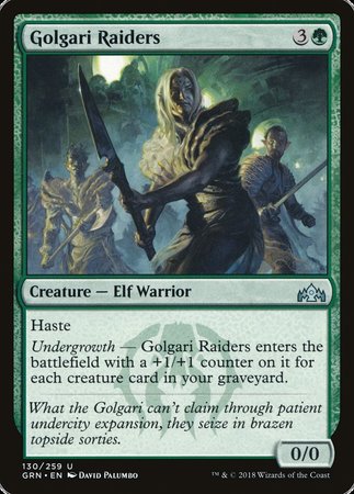 Golgari Raiders [Guilds of Ravnica] | Jomio and Rueliete's Cards and Comics