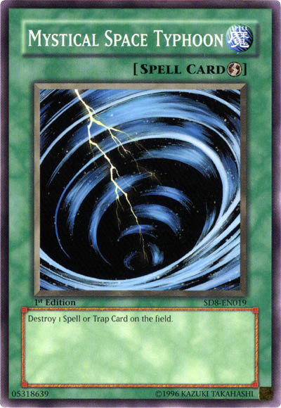 Mystical Space Typhoon [SD8-EN019] Common | Jomio and Rueliete's Cards and Comics